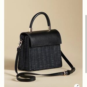 Wicker Top Handle Lady Bag Anthropologie